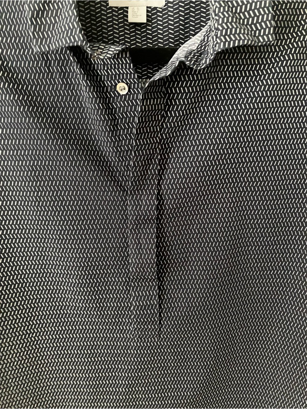 COS Black Micro-Pattern Polo - Picture 6 of 9